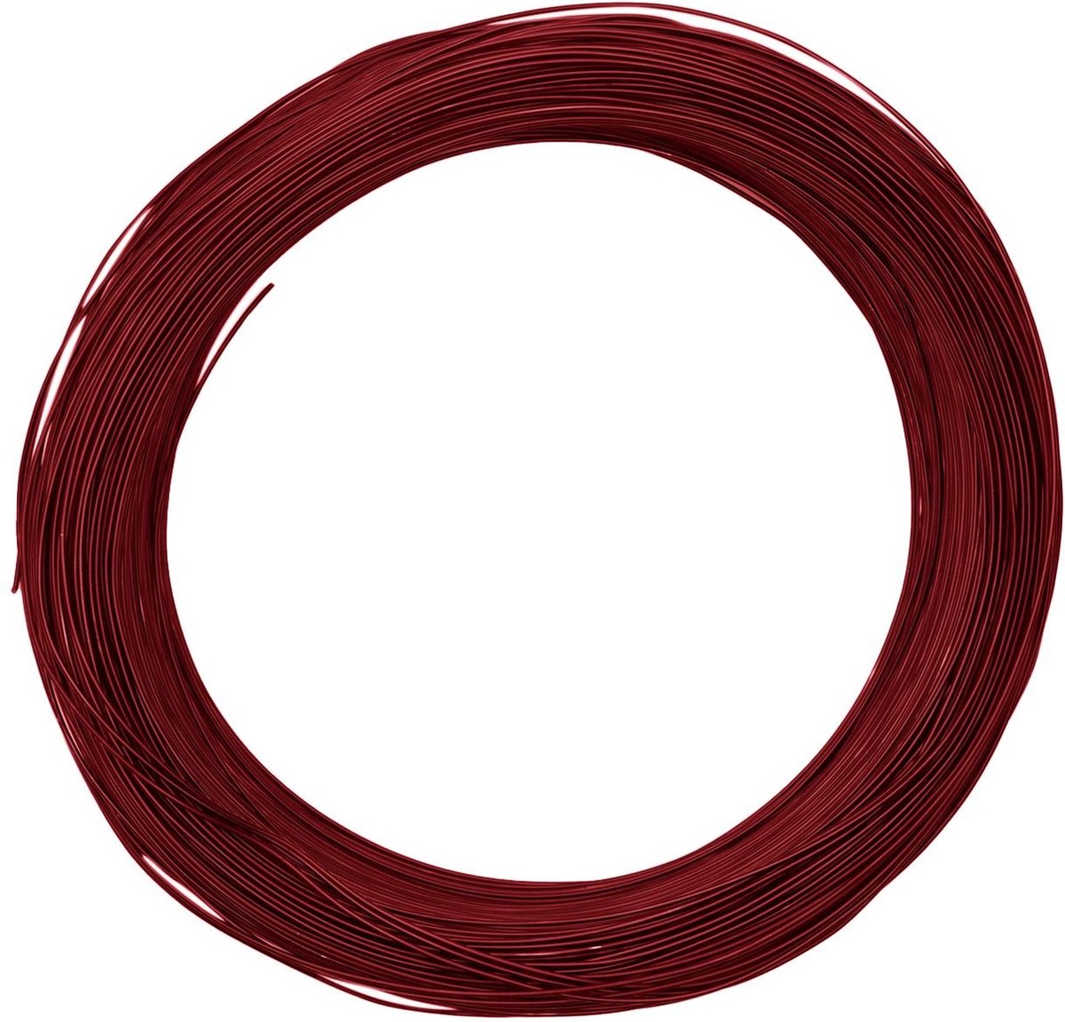 Vaessen Creative Aluminium Draad - 1mm - ±235m - 500g - Donkerrood