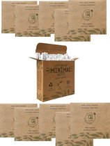 green-goose® Bamboe Wattenstaafjes | 8 x 100 Stuks in Kraftpapier | Duurzaam | Biologisch Afbreekbaar