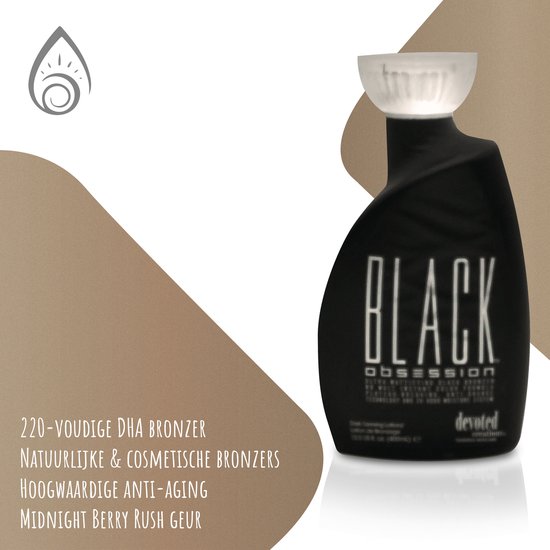 Devoted Creations Â® Black Obsession Zonnebankcrème - 400 ml | bol.com
