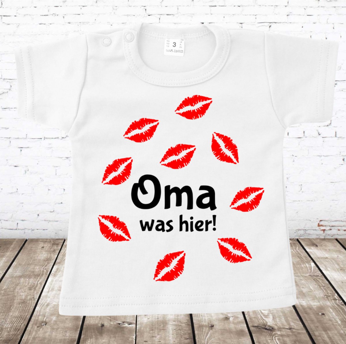 Shirt oma was hier -s&C-74-t-shirts jongens