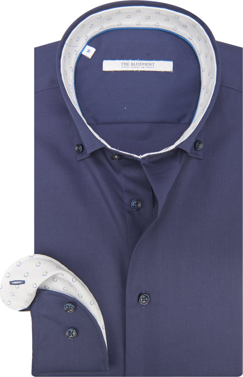 The BLUEPRINT Premium Trendy Overhemd Heren lange mouw