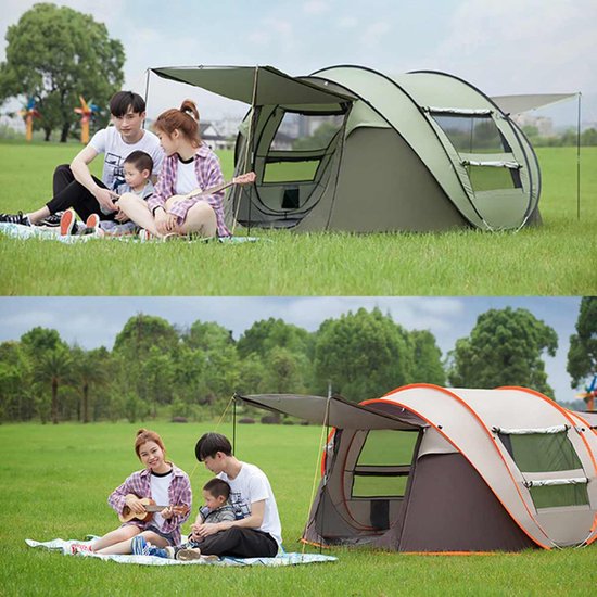 PiProducts Pop up tent Pop up - Tent - Camping - Outdoor - Groot - Waterdicht - Groen | bol.com