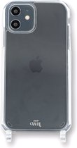 xoxo Wildhearts siliconen iPhone 12 hoesje - Hoesje zonder koord - Shockproof case - Telefoonhoesje geschikt voor telefoonkoord - Transparant