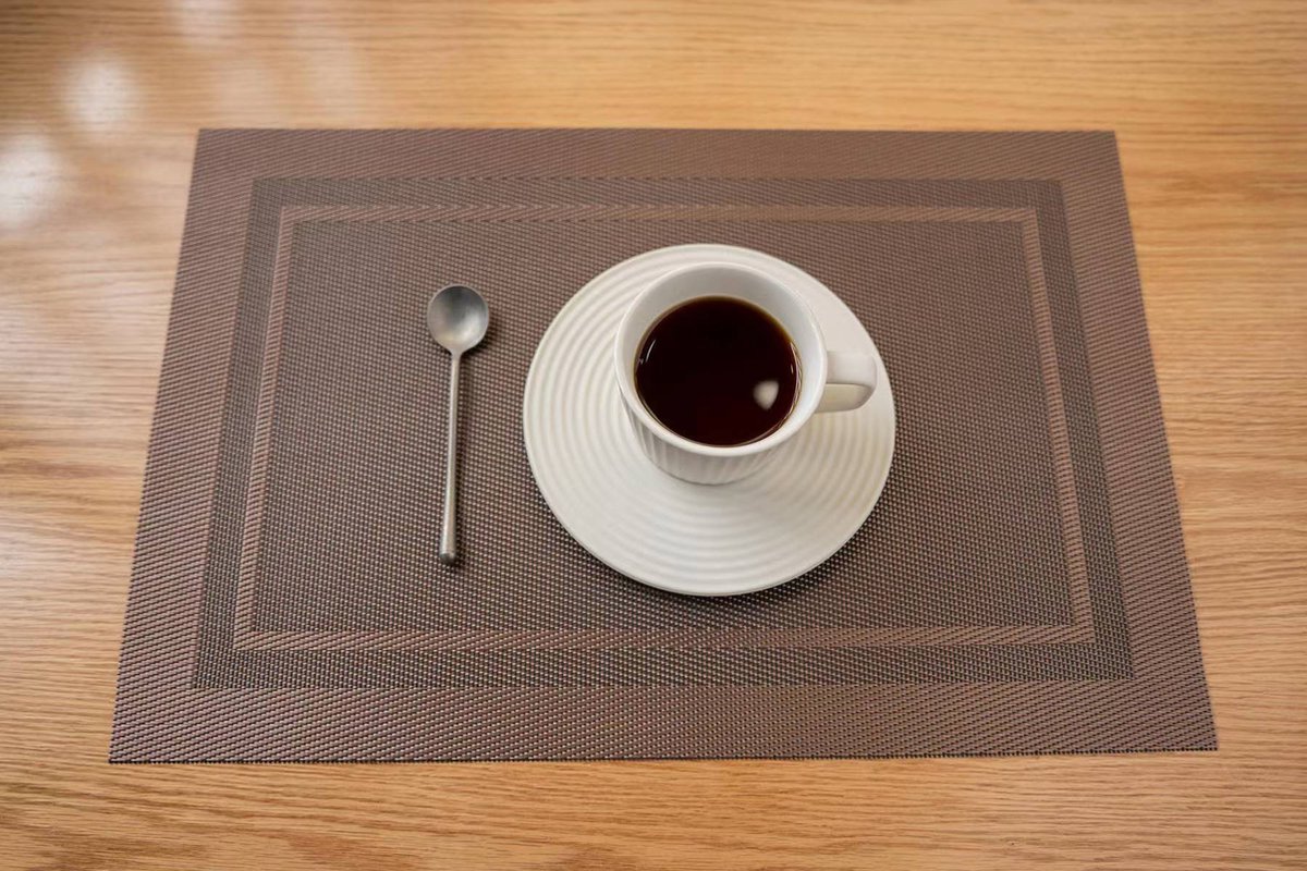 homing Kunstleer, hittebestendige placemats, set van 6, waterdicht homing Kunstleer, hittebestendige placemats, set van 6, waterdicht