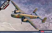 1:48 Academy 12339 RAF B-25C/D Plane - European Theatre Plastic Modelbouwpakket