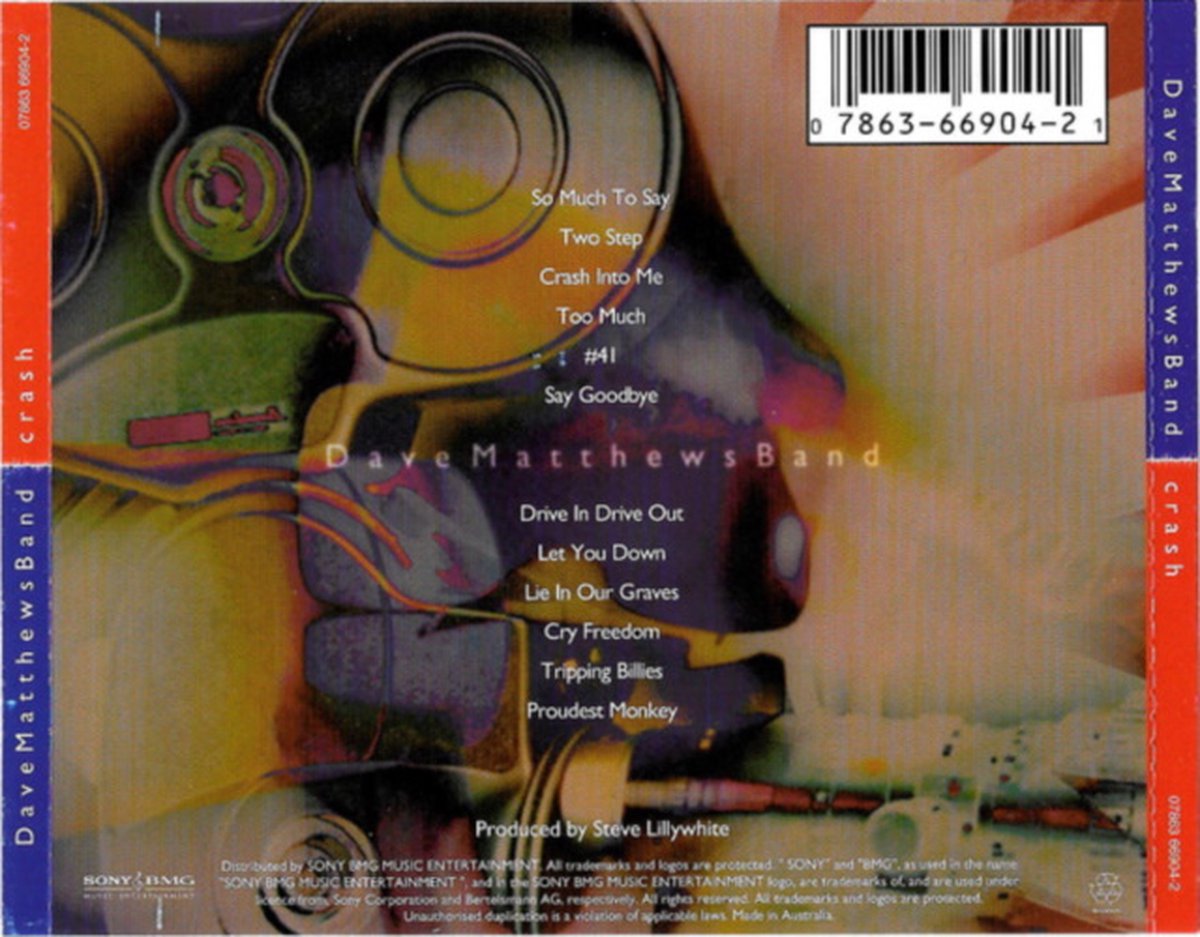 Crash, Dave Matthews Band CD (album) Muziek bol