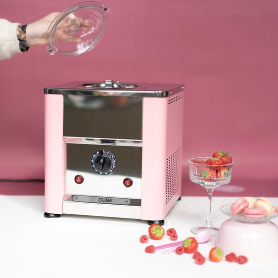 hej hej | CUBE 750 ijsmachine | Zelfvriezend | Macaron Pink