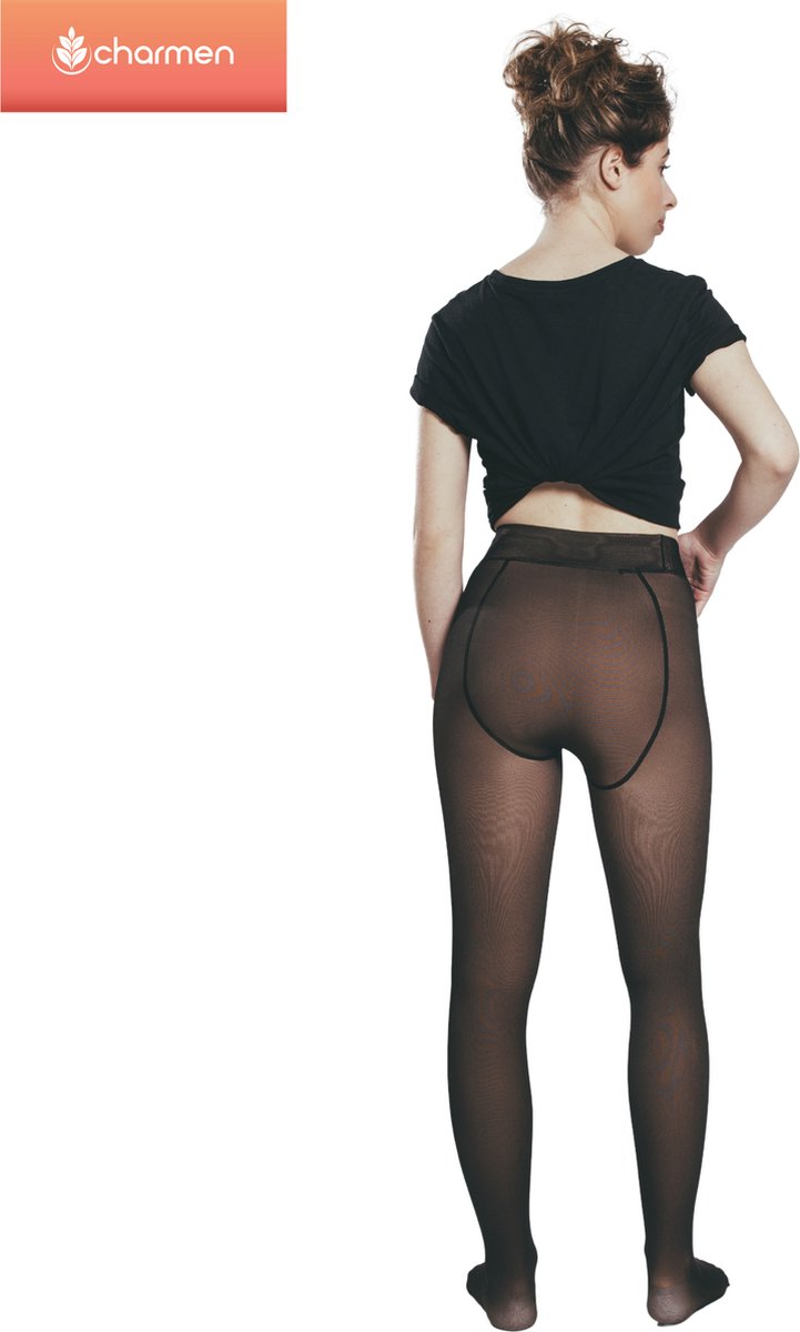 Charmen Fleece Panty – Panty – Fleece Legging - Thermo Panty - Panty Dames  – Warme... | bol.com