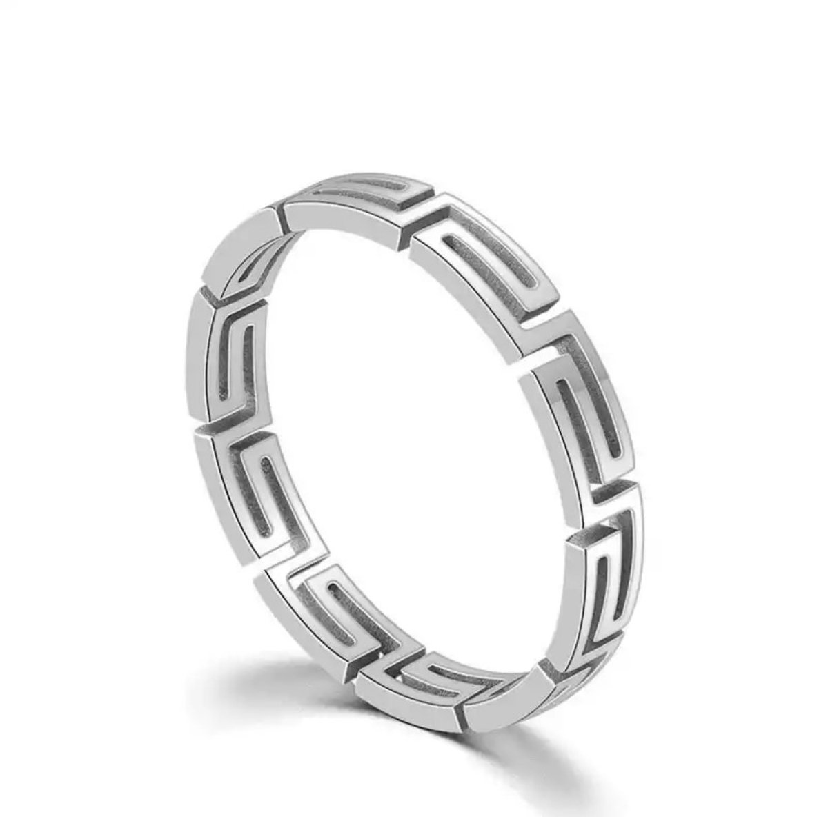 Soraro Chain Ring | Zilver | Ringen Mannen | 19mm | Ring Heren | Mannen Cadeau |Vrouwen Cadeau | Valentijn | Valentijnscadeau