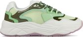 Scotch Soda Sneakers Dames - Lage sneakers / Damesschoenen - Suède - Celest mesh - Groen combi - Maat 41
