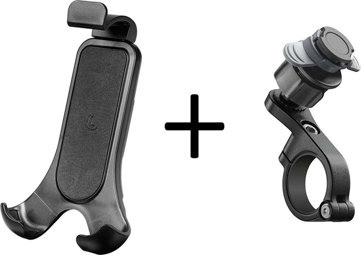 Titan Opti Combo stuurbevestiging met universele telefoonhouder