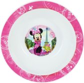 Assiette petit-déjeuner en plastique profonde Disney Minnie Mouse 16 cm - Assiettes enfant incassables