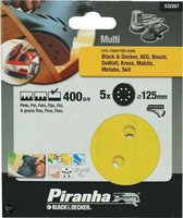 Piranha Schuurschijf  excentrische schuurmachine 125mm, 400K 5 stuks X32267