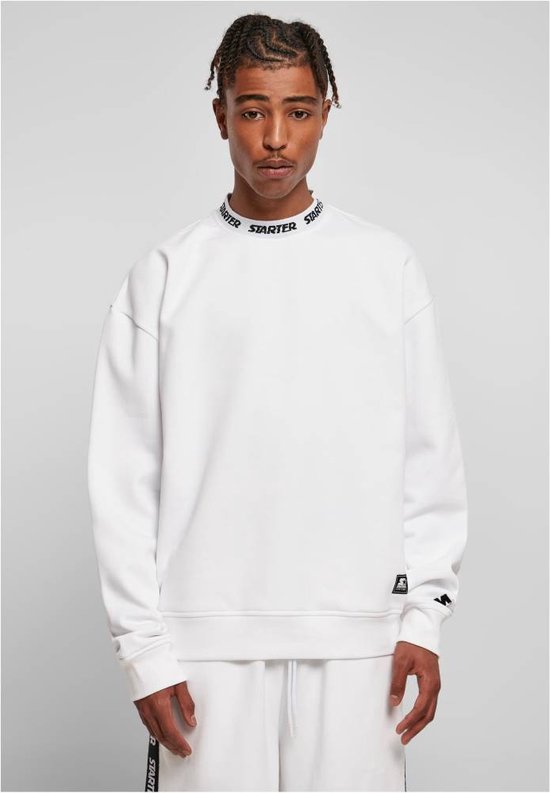 Starter Black Label Logo Crewneck Sweater Homme - Pull Col Rond Confortable Et Sportif
