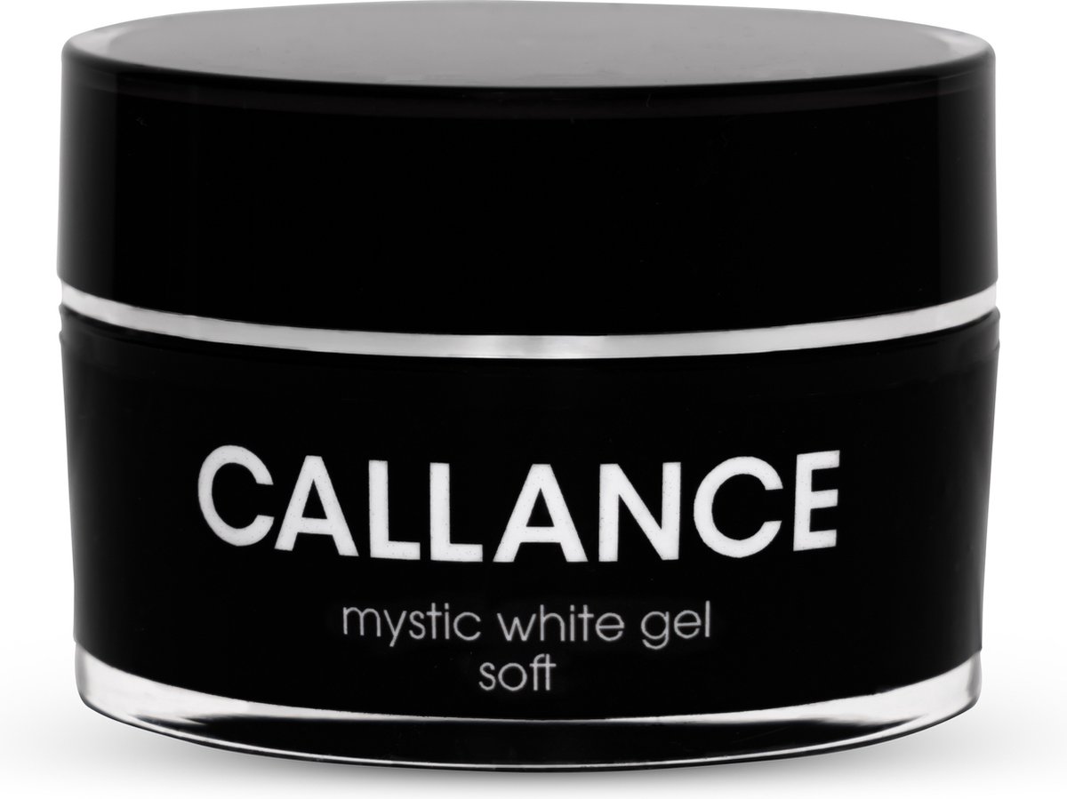 Goedkoopste Callance Mystic White Gel Soft, UV Builder Gel, Buildergel 30ml - fibergel - fiber - gelnagels - gel - nagels - manicure - nagelverzorging - buildergel - soft white