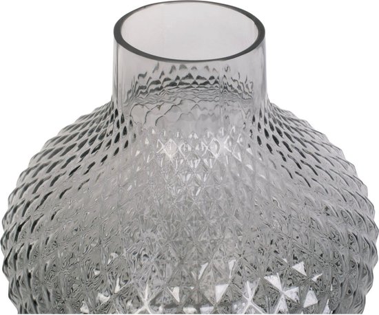 Vase Delight grand Gris Foncé 20 cm. haut