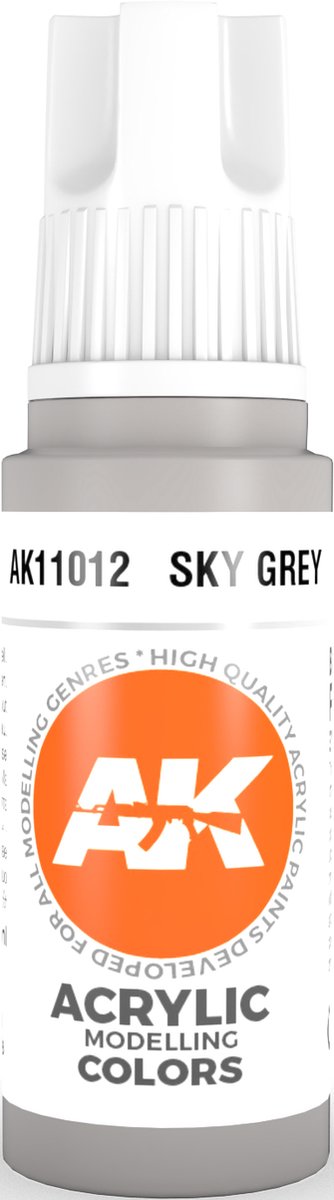 Sky Grey Acrylic Modelling Color - 17ml - AK-11012