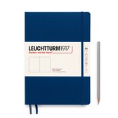 Leuchtturm 1917- Hardcover- B5- 18 x 25.5 cm- Notitieboek - Marine- blanco