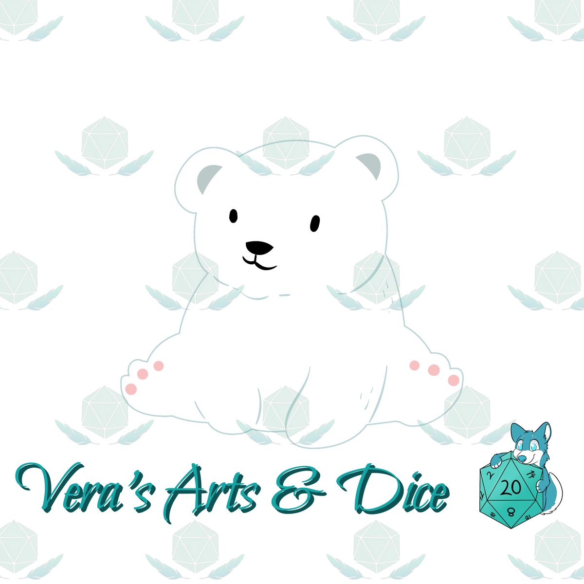 IJsbeer Sticker - Antartica Dieren - Schattige Beren IJsberen Stickers - Handgemaakte Stickers - Journaling - Bullet Journal - Scrapbooking - Leuke Stickers - Laptop Sticker - Telefoon Sticker - Cute - Dier - Lief - Schattig - Wilde Dieren