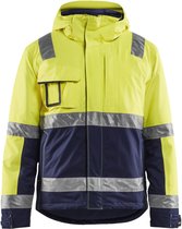 Blaklader Winterjas High Vis 4870-1987 - High Vis Geel/Marineblauw - 6XL