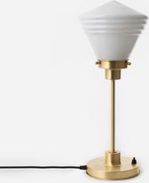 Art Deco Trade - Slanke Tafellamp Luxe School Small 20's Messing
