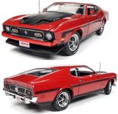 AutoWorld Ford Mustang Mach 1 1971 Rood 1:18