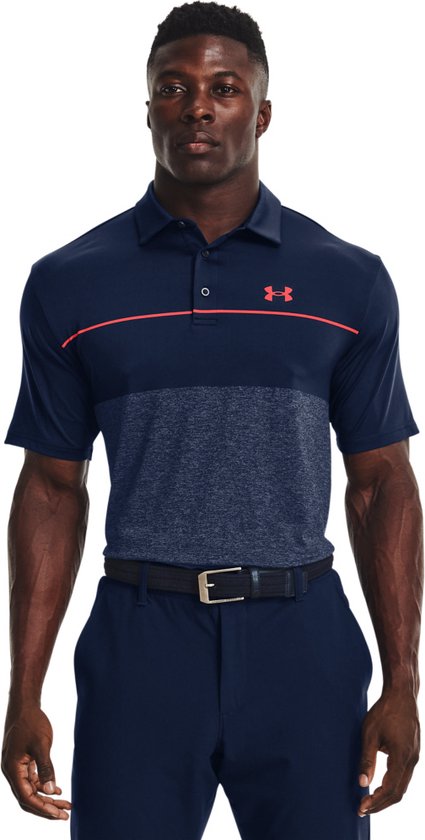 Under Armour Playoff Polo 2.0-Academy / / Rush Red