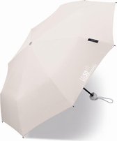 Happy Rain - Mini paraplu met UV bescherming - Handmatig - Grijs - maat Onesize