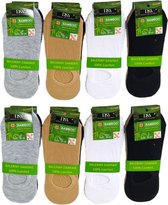 green-goose® Bamboe Footies | 5 Paar | Gemengde Kleuren | 85% Bamboe | Maat 35-40