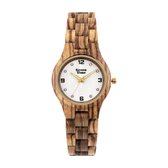 Houten dames horloge ZW099F - GreenTime woodwatch - Handgemaakt van 100% FSC hout