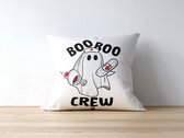 Kussen met tekst: Boo Boo Crew | Grappige mok | Grappige Cadeaus | Geschenk | Sierkussen