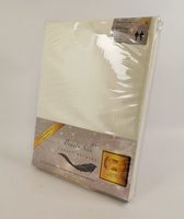 Drap Hoeslaken Beauty Silk Satin Cream 160 x 200 cm