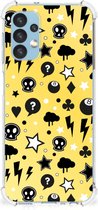 Case Samsung Galaxy A13 (4G) GSM Hoesje met doorzichtige rand Punk Yellow