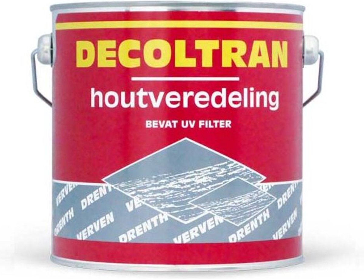 Decoltran Houtveredeling Transparant - 2,5 liter- Lakverf - Transparant - Buiten - Hoogglans -