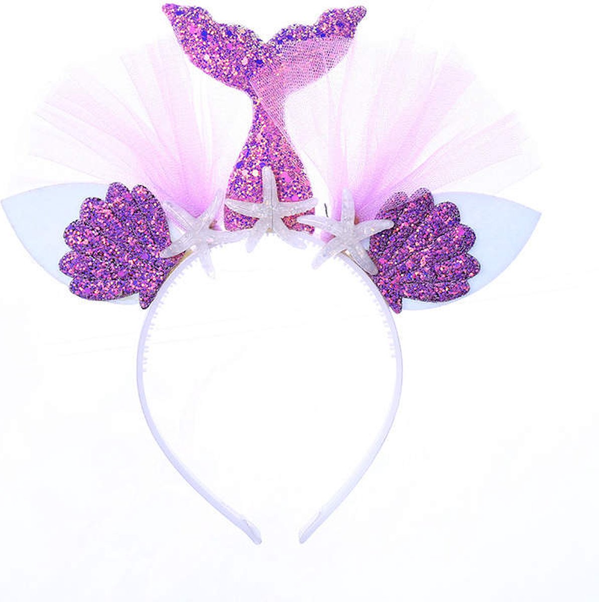 Joya Kids® Zeemeermin Verkleedjurk | Prinsessenjurk | Mermaid Verkleedkleding | Maat 128/134 (130) | Jurk + Mermaid Kroontje | Cadeau meisje Sinterklaas — afbeelding 10