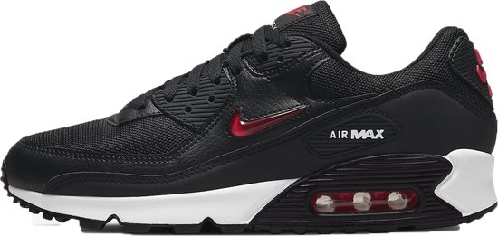 Nike Air Max 90 - 'Jewel 'Black' heren sneaker- zwart/rood maat 42 | bol.com
