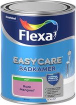 Flexa Easycare Muurverf - Badkamer - Mat - Mengkleur - Roze - 1 liter