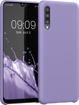 kwmobile telefoonhoesje geschikt voor Samsung Galaxy A50 - Hoesje met siliconen coating - Smartphone case in violet lila
