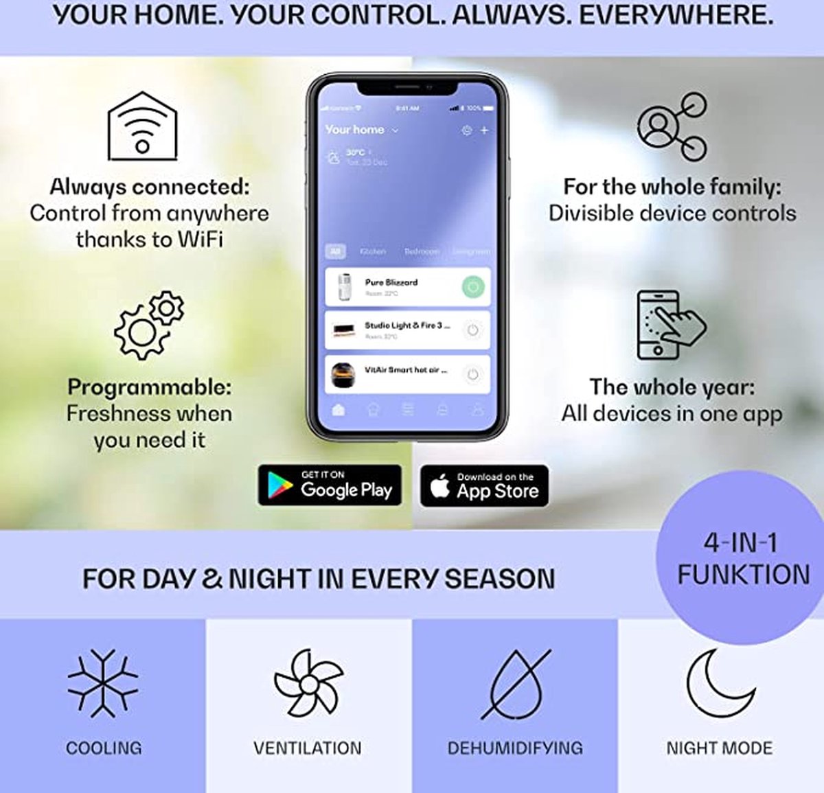 Afbeelding 3 van Klarstein mobiele airconditioner met (EAN: 4060656449925)