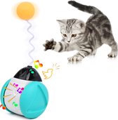 Xd Xtreme - Katten hoverboard speeltje + inclusief 2 katten theelepels - vogelgeluid functie - balansspeelgoed - speelgoedbal - kattenkruid - kattenspeelgoed - multifunctioneel - catnipp bal - beweging - DIERENDAG