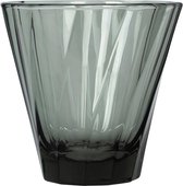 Loveramics - Twisted Cappuccino Glass 180ml - Black