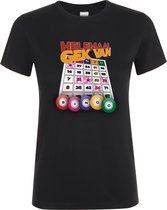 Klere-Zooi - Helemaal Gek Van Bingo! - Dames T-Shirt XL