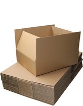 Banzaa Boîtes d' Boîtes d'expédition ‒ 43x24,5x10cm ‒ karton recyclé FSC 25 boîtes