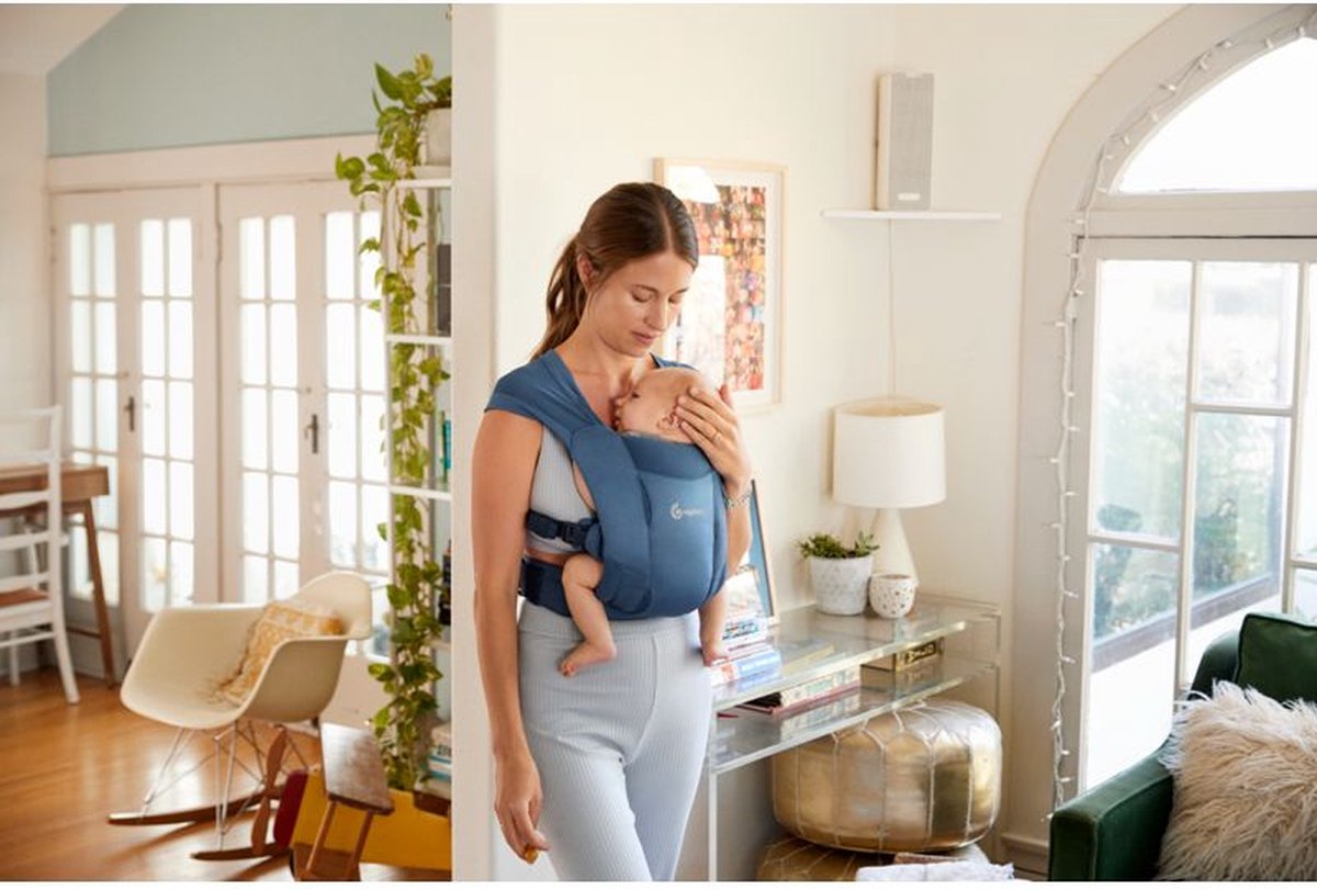 Ergobaby Embrace Soft Air Mesh Blue - draagzak baby – foto 5