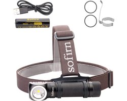 Led koplamp 1200 Lumen CREE XPL LED-koplamp met 18650-batterij voor buiten verkennen van de jacht