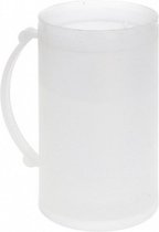 drinkbeker dubbelwandig 450 ml 15 cm transparant