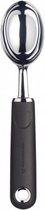 ijsschep 20 cm RVS/nylon zwart/zilver