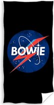 strandlaken David Bowie 140 x 70 cm katoen zwart