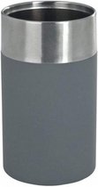 badkamerbeker Creta 11 cm RVS grijs