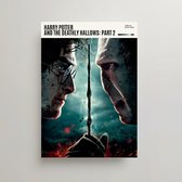 Harry Potter Poster - Harry Potter en de Relieken van de Dood Deel 2 Poster - Minimalist Filmposter A3 - Harry Potter and the Deathly Hallows: Part 2 Poster - Harry Potter Merchand